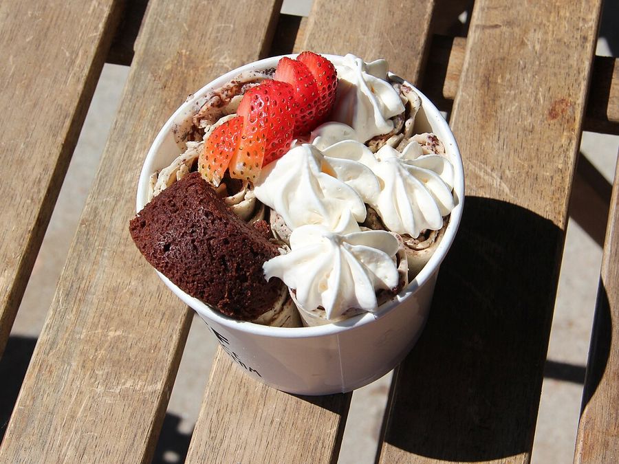 Stock photo standing in for Rolled ice cream
